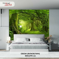 Фотообои на стену Модный Дом "Таинственный лес" 350x270 см (ШxВ)