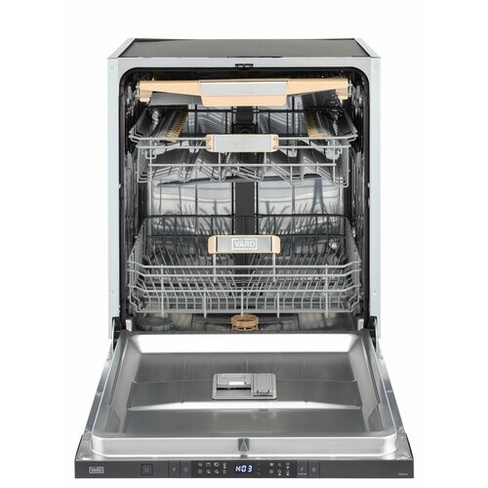 Посудомоечная машина встраиваемая VARD VDI613L 60 см, автооткрывание дверцы, LED-подсветка камеры, инверторный мотор, 3