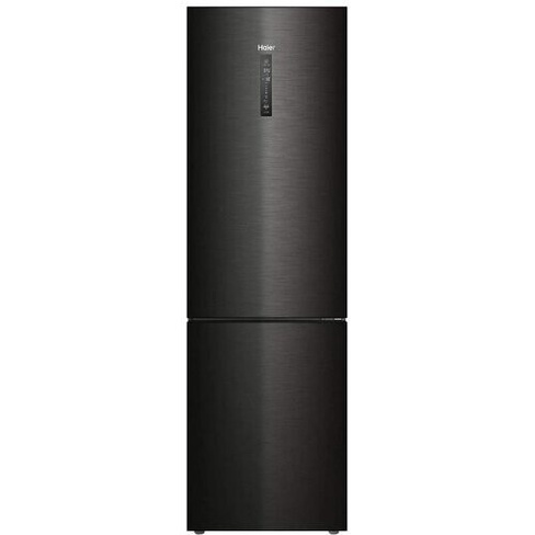 Холодильник Haier C4F740C, Черная нержавеющая сталь