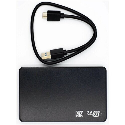 Внешний HDD бокс (2.5", USB 3.0, SATA), внешний корпус для HDD SSD, переходник HDD/USB 3.0 Box 24