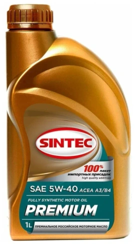 Масло Sintec Premium 0W-40 1 л A3/B4