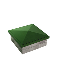 Колпак на столб BONAmono 1,5x1,5 кирпича зеленый
