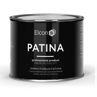 Эмаль Elcon Patina термостойкая серебро 0.2кг
