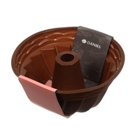 Форма для выпечки Savory силикон 23.5х10.5 см круглая шоколад Daniks Y4-4963