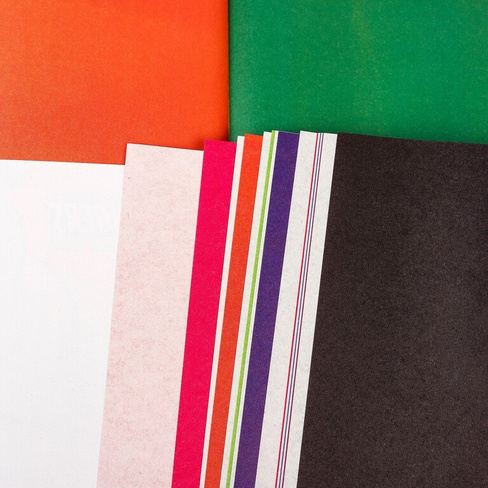 Бумага цветная, а4, 16 листов, 16 цветов, немелованная, односторонняя, на скрепке, 48 г/м², мстители MARVEL