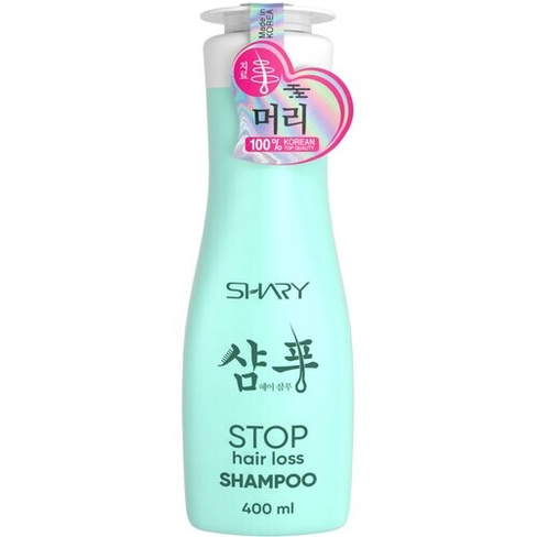 Shary Stop hair loss укрепляющий шампунь против выпадения для всех типов волос, 400 мл