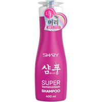 Shary Super lamination ламинирующий шампунь для защиты тусклых и окрашенных волос, 400 мл