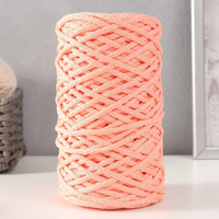 Шнур для вязания 100% полиэфир, ширина 5 мм 100м (розовый) No brand