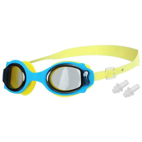 Очки для плавания детские onlytop, беруши, цвет желтый ONLYTOP