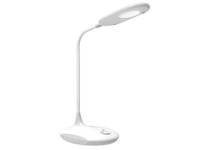 Настольная лампа Ultraflash UF-711 Белый, металл / Белый, пластик