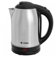 Чайник электрический DELTA DL-1329 нерж.: 1500 Вт, 2л