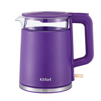 Электрический чайник Kitfort КТ-6124-1 1,2 л фиолетовый