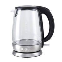 Электрический чайник Kitfort КТ-619 1,7 л черный/хром