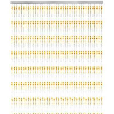 Штора межкомнатная "Хрусталь и цитрин" 90х180см, пластик