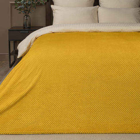 Плед Ромбики цвет: желтый (150х200 см)