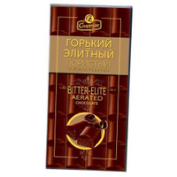 Шоколад Спартак горький Элитный пористый, 72% какао, 70 г
