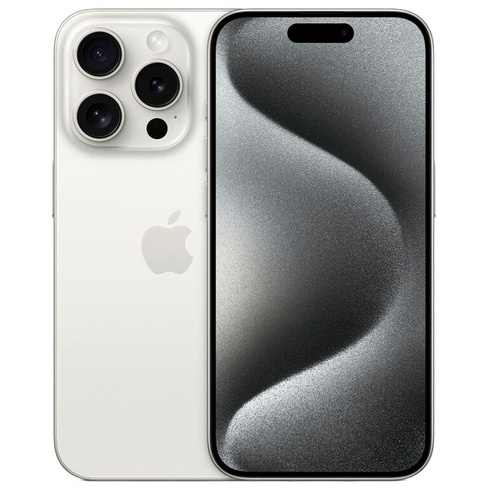 Смартфон Apple iPhone 15 Pro 128GB White Titanium (Dual Sim)