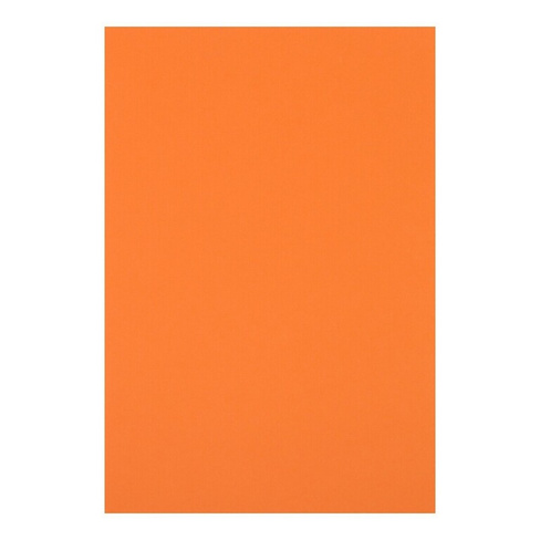 Картон цветной двусторонний а4, тонированный в массе, 10 листов, 180 г/м2, оранжевый Calligrata