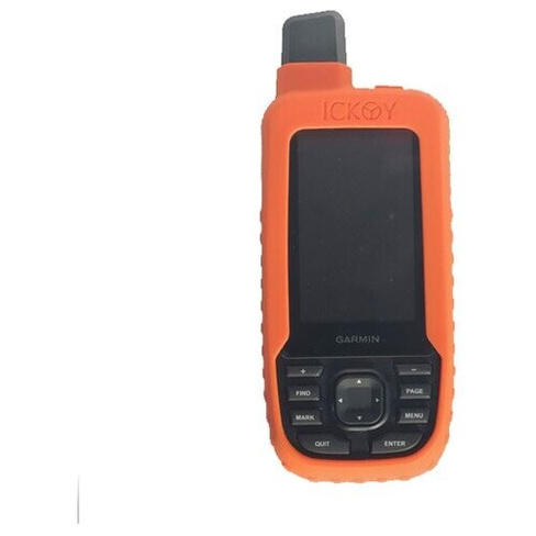 Чехол силиконовый для Garmin GPSMAP 66 S/ST/SR, 67 SR противосколзящий (оранжевый) GPSKARTA