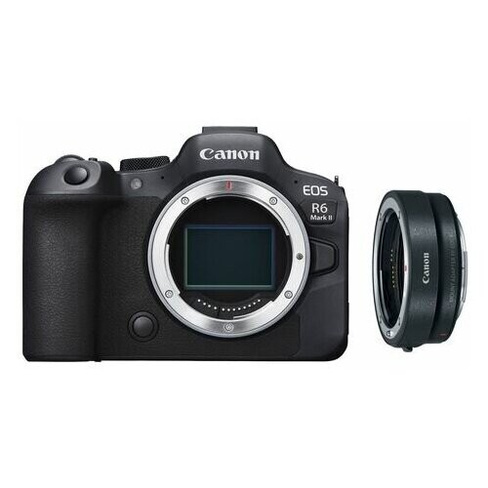 Фотоаппарат Canon EOS R6 Mark II Body адаптер EF-EOS R, черный