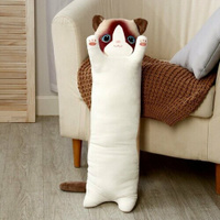 Мягкая игрушка-подушка «Кот сиам», 70 см, разноцветный No Brand