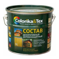 Состав Colorika&Tex деревозащитный Colorika&Tex тик 2,7 л, (1шт) (96377)