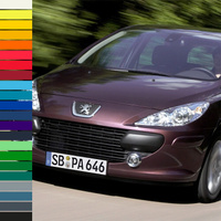 Бампер передний в цвет кузова Peugeot 307 (2005-2008) рестайлинг КУЗОВИК