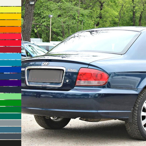 Бампер задний в цвет кузова Hyundai Sonata EF Тагаз (2001-2012) КУЗОВИК