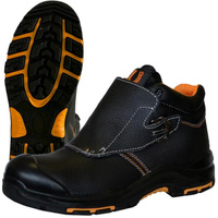 Ботинки сварщика Perfect Protection ПУ-нитрил черные с композитным подноском размер 38 (120318)