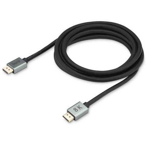 Кабель аудио-видео Buro DisplayPort (m) - DisplayPort (m), ver 1.4, 5м, GOLD, черный [bhp-dpp-1.4-5g]