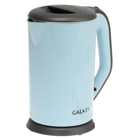 Galaxy Чайник электрический Galaxy GL 0330, пластик, колба металл, 1.7 л, 2000 Вт, голубой GALAXY LINE