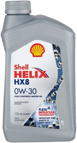 Моторное масло Shell HX8 0W30 1 л