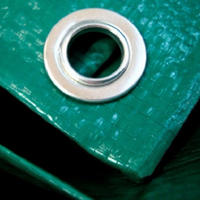 Тенты - (120 г/кв.м) - зелено-серебристый