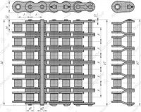 Шестирядные по ANSI B29.1M